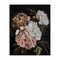 Stupell Industries Moody Peonies on Black Canvas Design by Arlington Prints